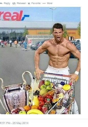Top memes: Ronaldo celebrates Champions League victory