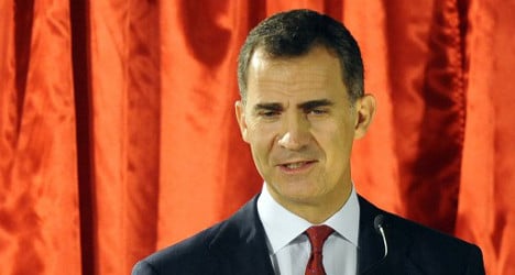 Spaniards must unite: Spain's future king