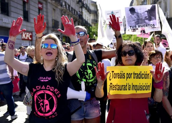 ‘Torture isn’t culture’: Thousands protest bullfighting in Madrid