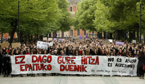 Tens of thousands protest in Spain over gang rape acquittal