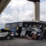 At least five dead as bus rams viaduct in Avilés