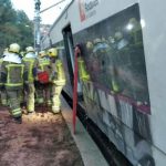 One dead after landside derails train in Catalonia