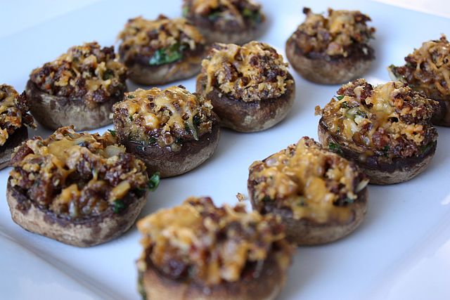 A fine example of stuffed mushrooms in Spain. Photo: alanagkelly/Wikipedia