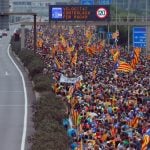 IN PICS: ‘Freedom marchers’ from across Catalonia converge on Barcelona