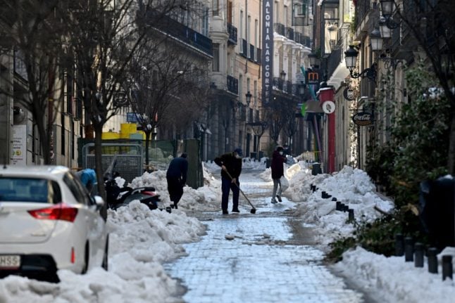 Spain trims GDP forecast for 2021 as Covid restrictions and record snownall hit economy