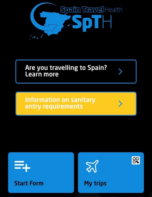 spain travel health app problems
