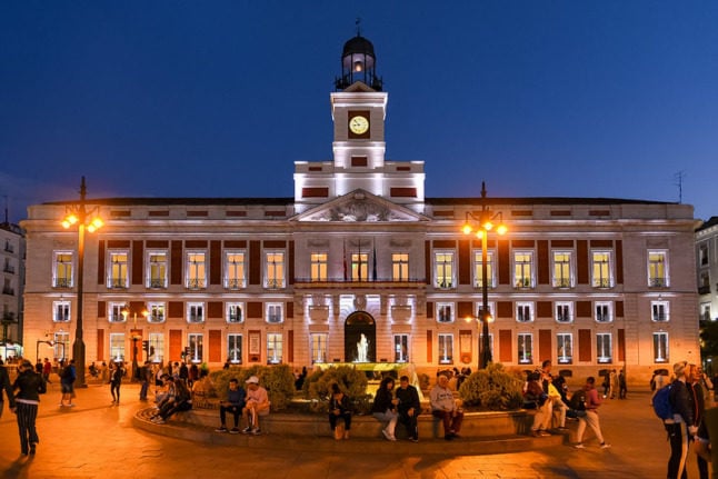 Spain's most famous clock is the Puerta del Sol in central Madrid. Photo: Jorge Franganillo/Flickr
