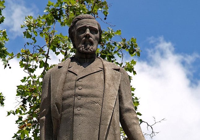 statue of Marqués de Comillas Antonio López