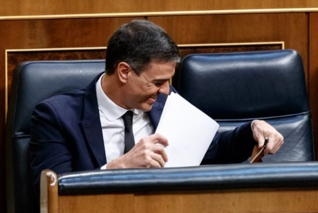 spanish prime minister pedro sanchez budget 2022