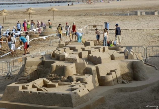 sand castle spain