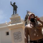 Statue of conquistador toppled in Puerto Rico before Spanish king’s visit