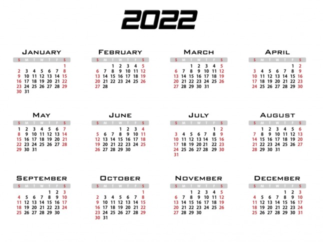 calendar 2022 spain